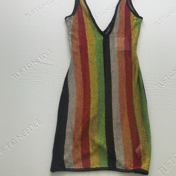 Knitted Metallic Maxi Dress - Picture 3 of 4